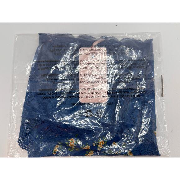 City Chic / HIPS & CURVES Cotton Print Thong - BLUE FLORAL plus size 22/24 NWT - Picture 11 of 11